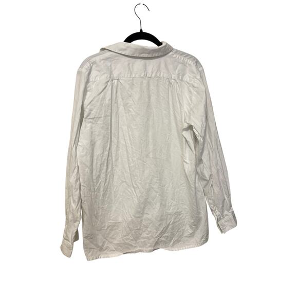 Trovata Birds of Paradis 100% Cotton White Blouse Top Size Small - Picture 3 of 5